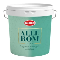 Gjøco Alle Rom veggmaling matt 2,7 liter - Myrull 333 | Veggmaling
