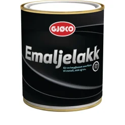 Gjøco Emaljelakk svart 0,75 liter | Båtutstyr & Båtpleie|Lakk