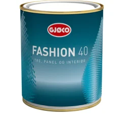 Gjøco Fashion 40 halvblank oljemaling 0,68 liter - Perlehvit 351 | Tre- Og Metallmaling|Veggmaling