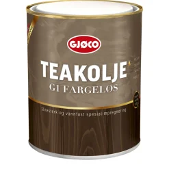 Gjøco Teakolje matt G1 Båtimpregnering 3 liter | Båtutstyr & Båtpleie