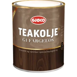 Gjøco Teakolje matt G1 Båtimpregnering 0,75 liter | Båtutstyr & Båtpleie