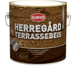 Gjøco terrassebeis oljebasert 2,7 liter | Trebeskyttelse