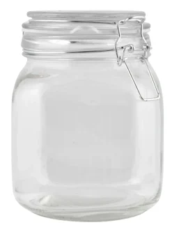 DAY Glasskrukke med patentlokk 1 liter | Oppbevaringsglass