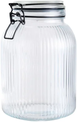 DAY Glasskrukke riflet 1,9 liter - | Oppbevaringsglass
