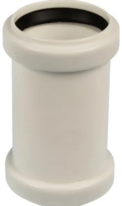 Glidemuffe hvit PP 50 mm | Avløpsrør