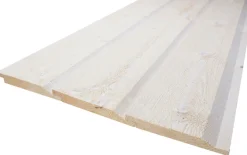 Moelven Gran 19 x 148 x 4800 mm kledning D-fals 28° | Ubehandlet Tre