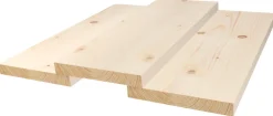 Moelven Gran 19 x 148 x 4800 mm rektangulær kledning | Ubehandlet Tre