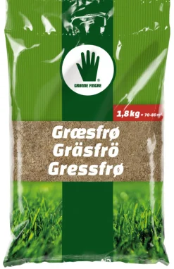 Grønne Fingre® Gressfrø 1,8 kg 70-80 m² - | Gressfrø