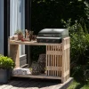 Grillbord rustikk 123 x 57,5 x 93 cm | Grilltilbehør|Hagebord
