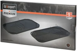 Grillexpert Grillplate helstøpt 49,5 x 27,3 cm - Grillekspert Premium | Grilltilbehør