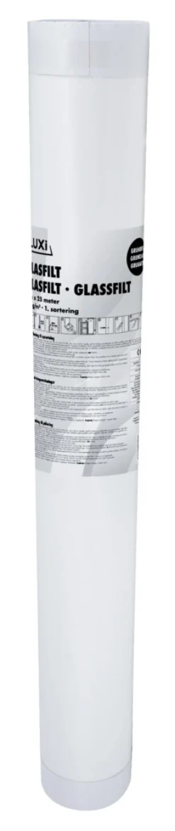 Luxi Grunnet glassfilt 1 x 25 meter – ® | Glassfibervev & -Filt