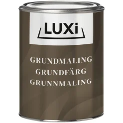 Luxi Grunnmaling hvit oljebasert 0,75 liter – | Tre- Og Metallmaling