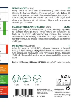 Weibulls Gulrot vinter 'Flakker' | Frø