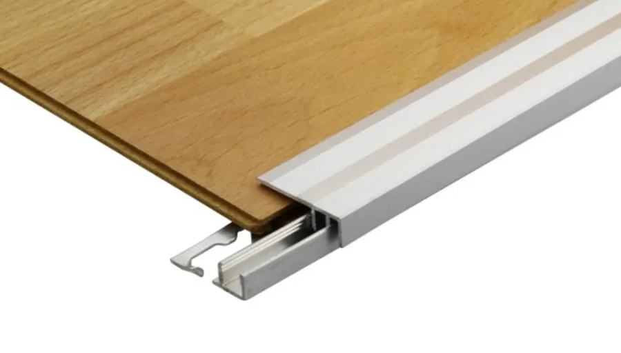 Gulvprofil aluminium - 10 x 30 mm x 0,9 meter | Profillister