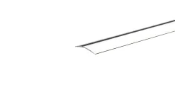 Gulvprofil matt sølv - 3,2 x 30 mm x 0,9 m | Profillister