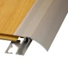 Gulvprofil topp aluminium - 2 x 52 mm x 0,9 m | Profillister