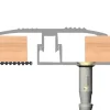 Gulvprofil topp 1,8 x 42 mm x 0,9 meter | Profillister