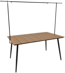 Sunlife Hagebord Beijing svart/teak 148 x 85 cm - ® | Sesongavslutning|Hagebord