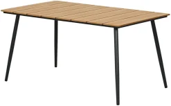 Sunlife Hagebord Beijing svart/teak 148 x 85 cm - ® | Sesongavslutning|Hagebord