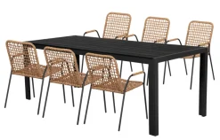 Sunlife Hagebord Havanna 205 x 90 cm i alu/nonwood - ® | Sesongavslutning|Hagebord