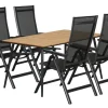 Sunlife Hagestol Kingston 6 posisjoner svart - ® | Sesongavslutning|Hagestoler