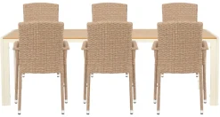 Sunlife Hagestol Lissabon rotting/metall - ® | Sesongavslutning|Hagestoler