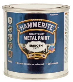 Hammerite metallmaling glatt effekt 250 ml | Metallmaling Utendørs|Tre- Og Metallmaling