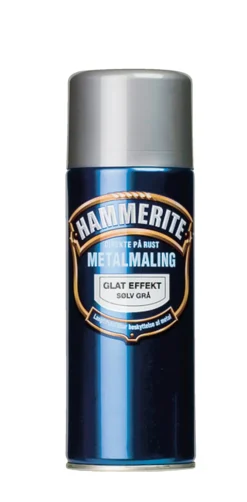 Hammerite metallmaling sølv glatt 400 ml | Spraymaling