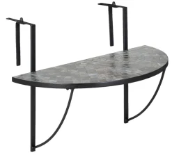 Sunlife Hengende balkongbord Rom mosaikk 70 x 36 cm - ® | Kafébord Og Stoler|Hagebord