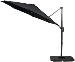 Sunlife Hengeparasoll Washington Ø300 cm svart - ® | Sesongavslutning|Parasoller Og Markiser