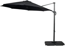Sunlife Hengeparasoll Washington Ø300 cm svart - ® | Sesongavslutning|Parasoller Og Markiser