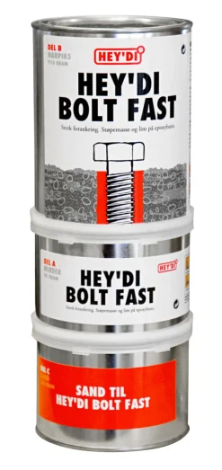 Hey'di Bolt fast støpemasse 1,5 kg | Sement & Mørtel