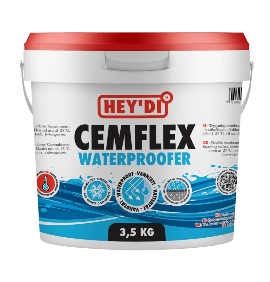 Hey'di Cemflex membran 3,5 kg | Fugeprodukter