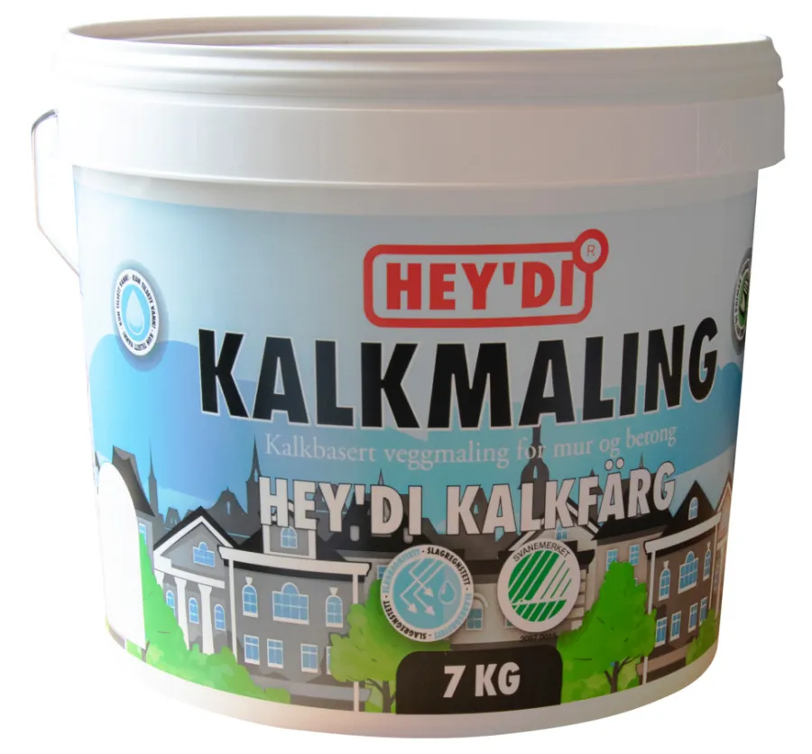 Hey'di kalkmaling 7 kg | Murmaling|Tak-, Mur- & Sokkelmaling