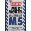 Hey'di Mur- og pussmørtel M5 20 kg | Sement & Mørtel