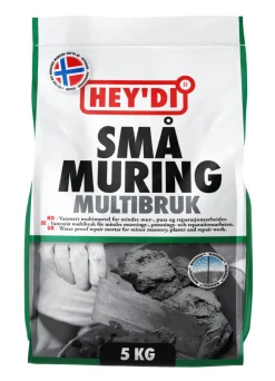 Hey'di Småmuring 5 kg | Sement & Mørtel