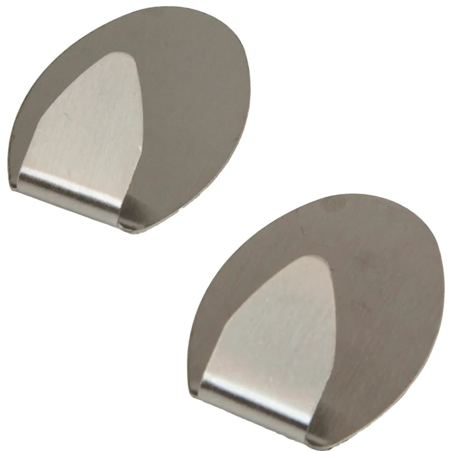 Target Håndklekroker oval 2 stk. metall - | Knagger & Knaggrekker