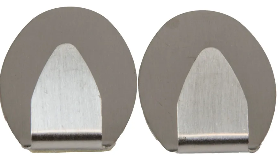 Target Håndklekroker oval 2 stk. metall - | Knagger & Knaggrekker