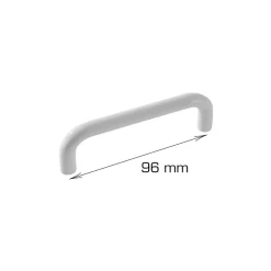 Home it Håndtak U-form plast 96 mm - 2 stk. | Grep & Hengsler