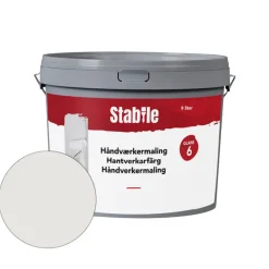Stabile Håndverkermaling glans 6 motehvit 10 liter - | Veggmaling