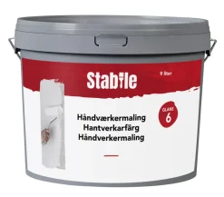Stabile Håndverkermaling glans 6 motehvit 10 liter - | Veggmaling
