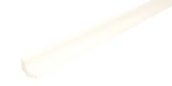 Hornbaek Hulkillist almue plast hvit – 22 x 22 x 3000 mm | Lister