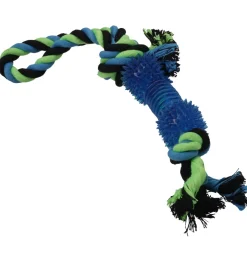 Petzone Hundeleke tau med knute og bein 38 cm | Hunde- Og Katteartikler