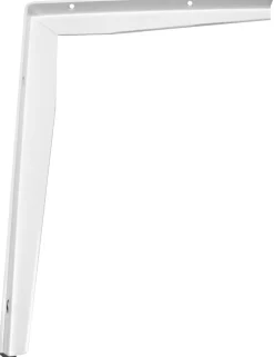 Home it Hyllebrakett T-profil 300 x 400 mm hvit | Veggskinner & Hylleknekter