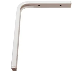 Home it Hylleknekt F-profil 150 x 200 mm hvit | Veggskinner & Hylleknekter