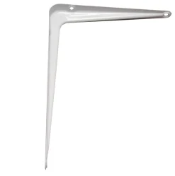 Home it Hylleknekt lett 150 x 200 mm hvit | Veggskinner & Hylleknekter