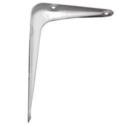 Home it Hylleknekt lett 75 x 100 mm hvit | Veggskinner & Hylleknekter