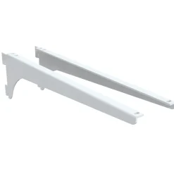 Integri Hylleknektsett 280 mm H+V - | Veggskinner & Hylleknekter|Garderobeinnredning
