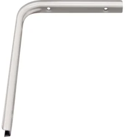 Home it Hylleknekt U-profil 200 x 250 mm hvit | Veggskinner & Hylleknekter