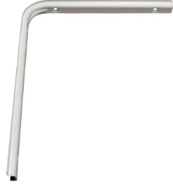 Home it Hylleknekt U-profil 250 x 300 mm hvit | Veggskinner & Hylleknekter